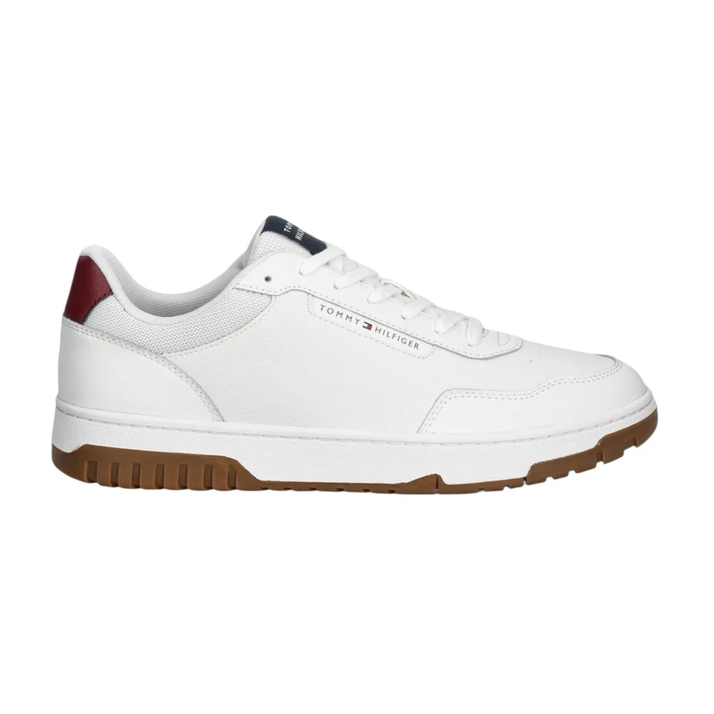 Tommy Hilfiger Men's White Th Basket Core Lite Lth