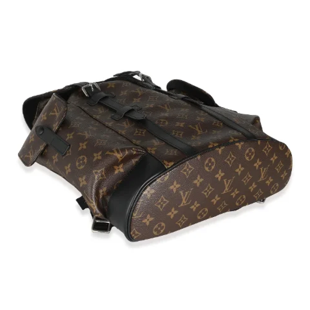 Louis Vuitton Vintage Pre-owned Canvas backpacks Brown Dames