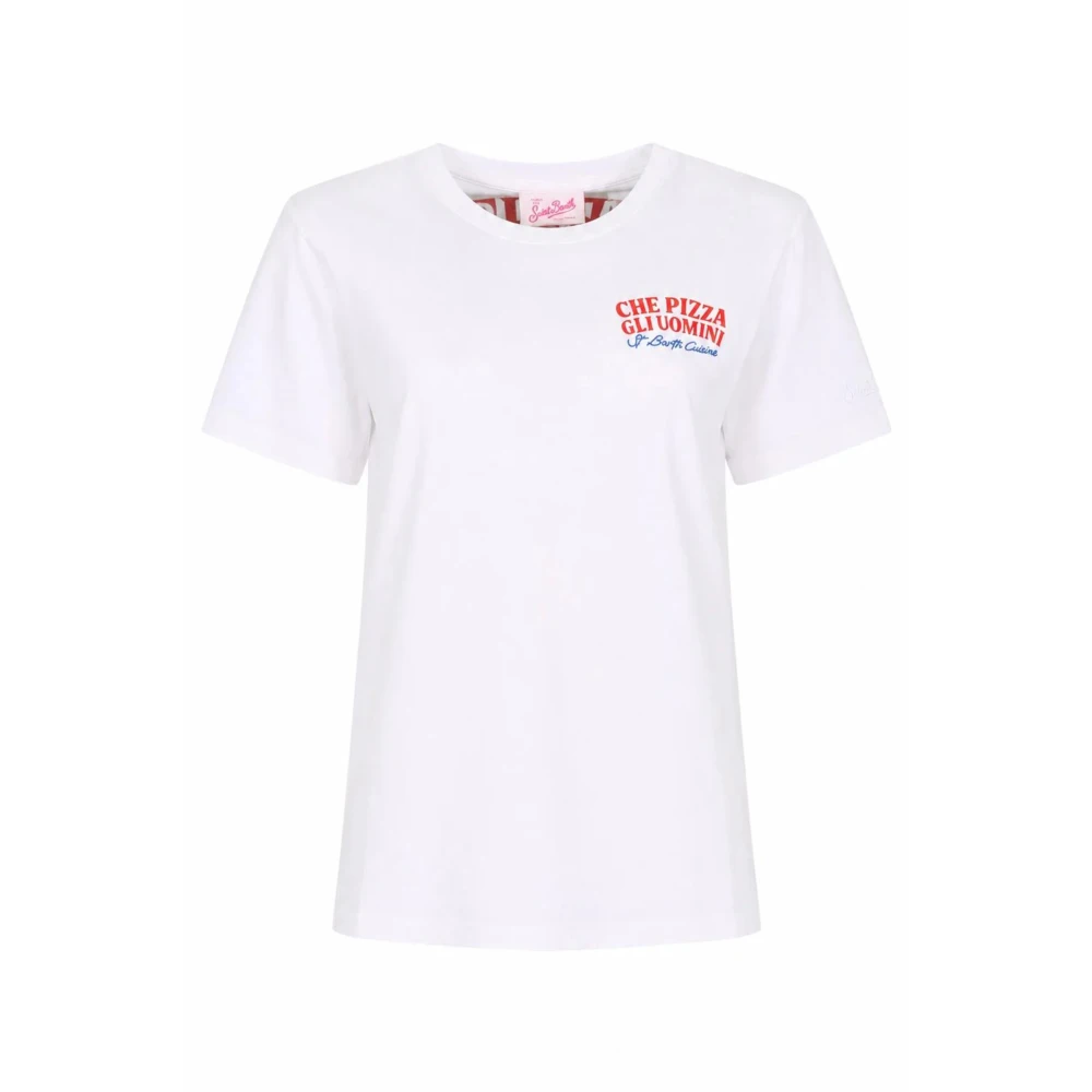 Mc2 Saint Barth White T-Shirts, Female, M, Emilie T-Shirt