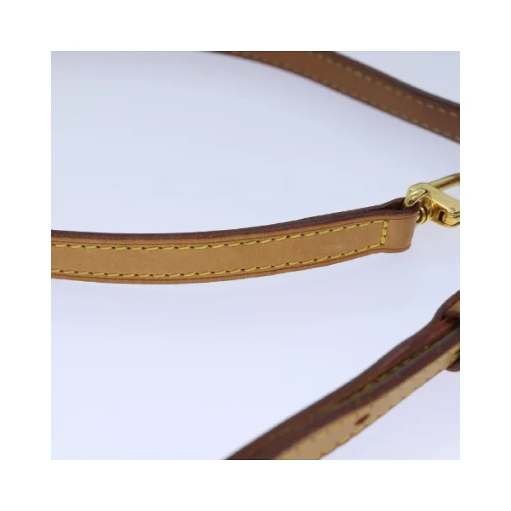 Louis Vuitton Vintage Pre-owned Leather home-office Beige Dames