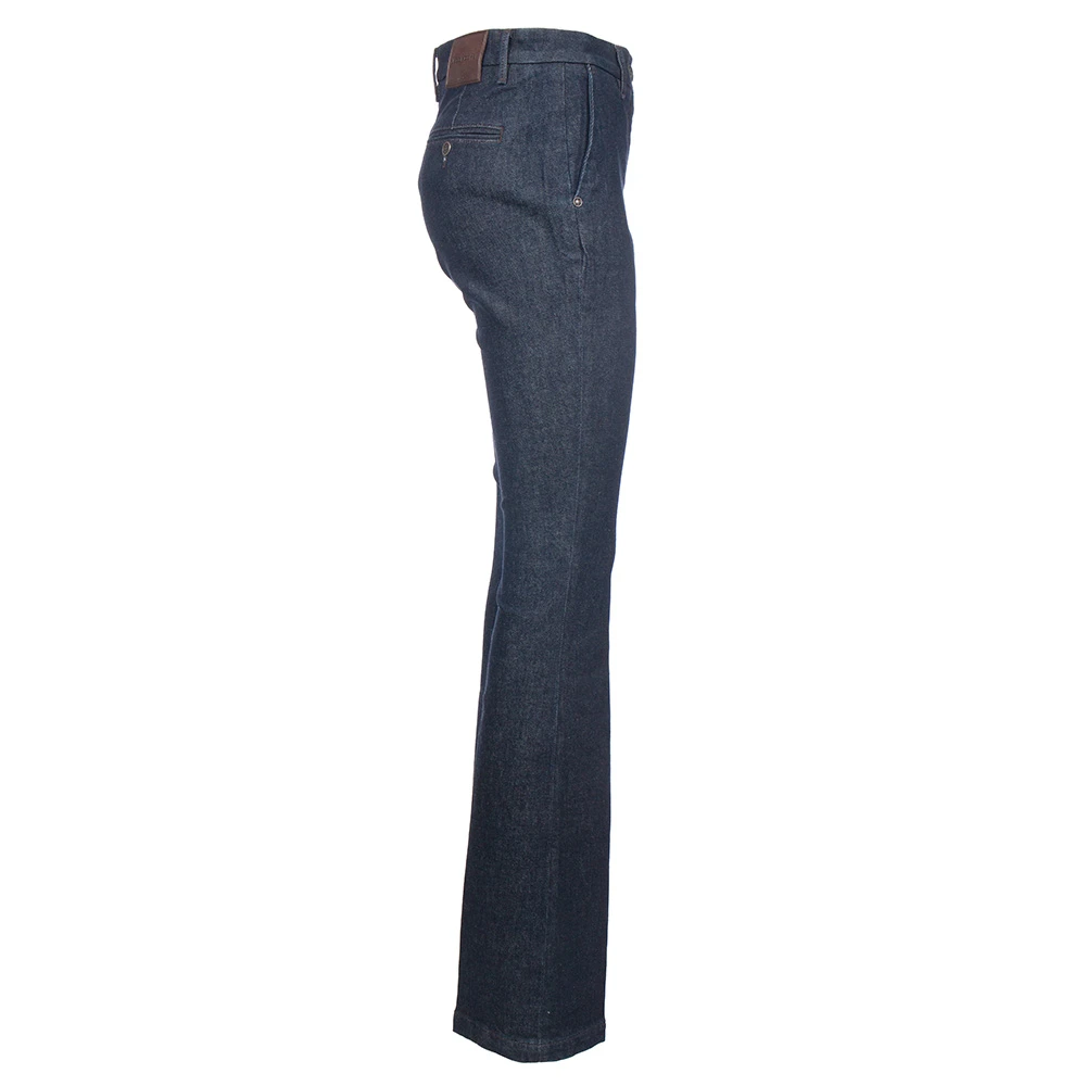 Jacob Cohën Hoge taille vijf-pocket jeans Blue Dames