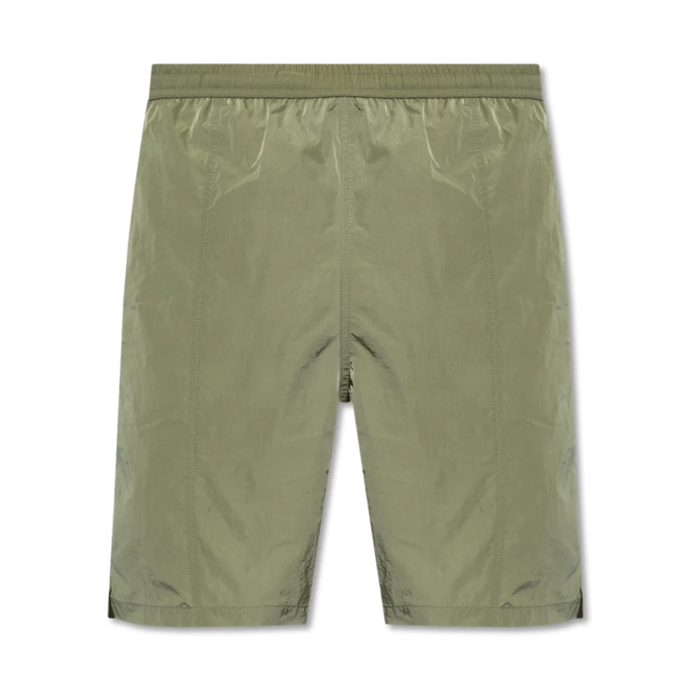 Ami Paris Zwemshorts met logo Green Heren