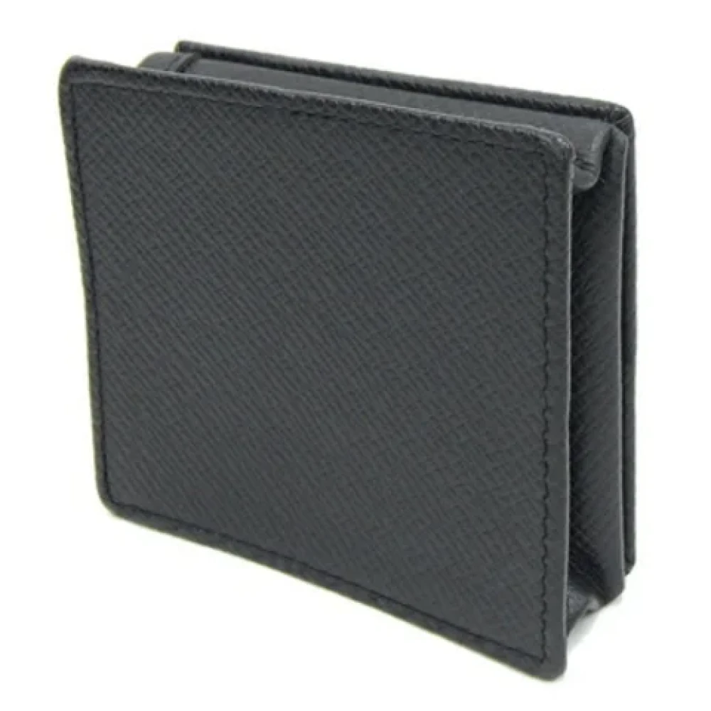 Louis Vuitton Vintage Pre-owned Leather wallets Black Heren
