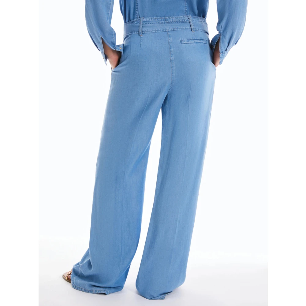 Pennyblack Wijde Pijp Denim Jeans Blue Dames