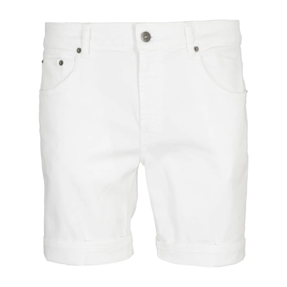 Dondup Stijlvolle Denim Jeans voor Mannen White Heren