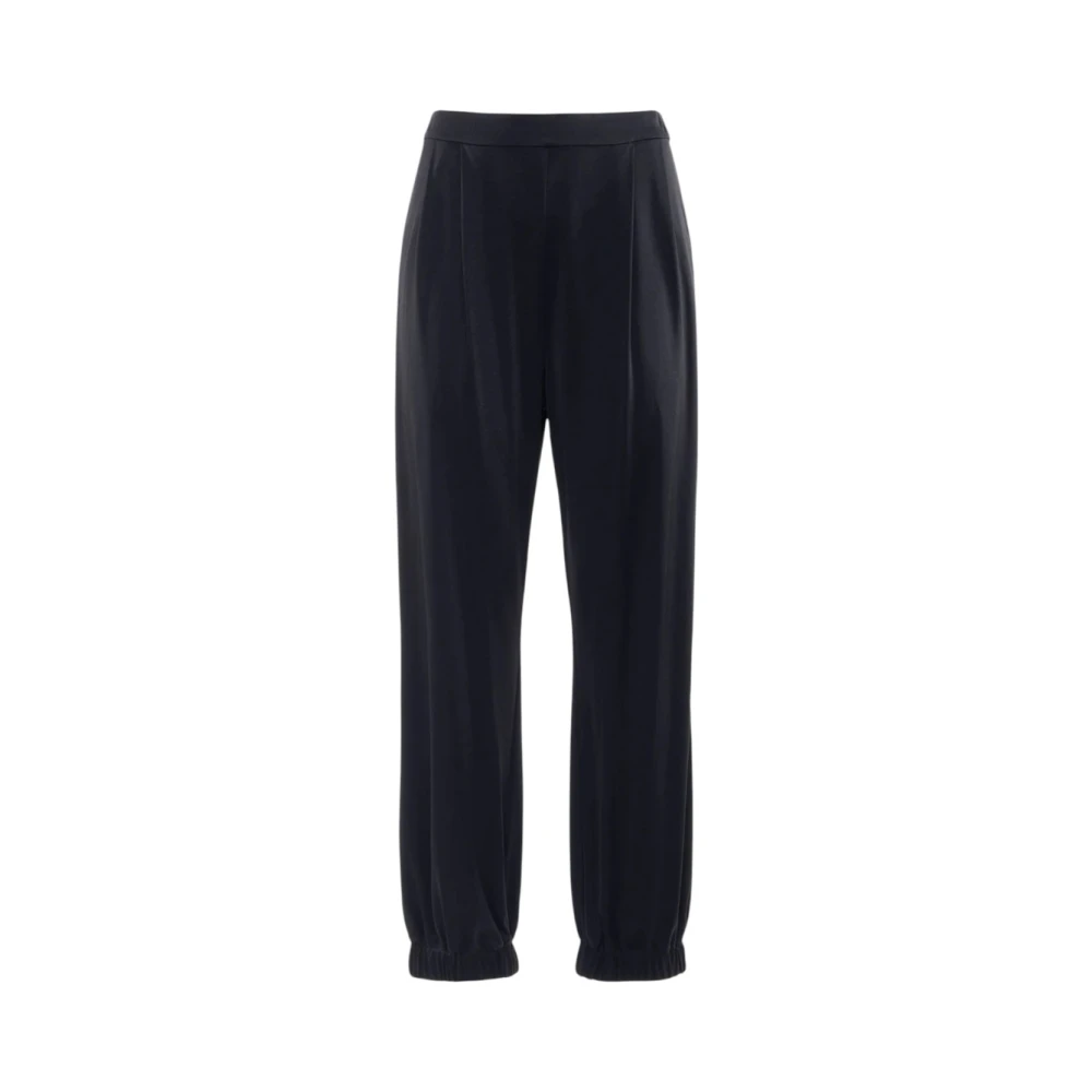 Nenette Vrouw Zwart Broeken Dames, 2XL, Satijn, Satijnen Joggingbroek