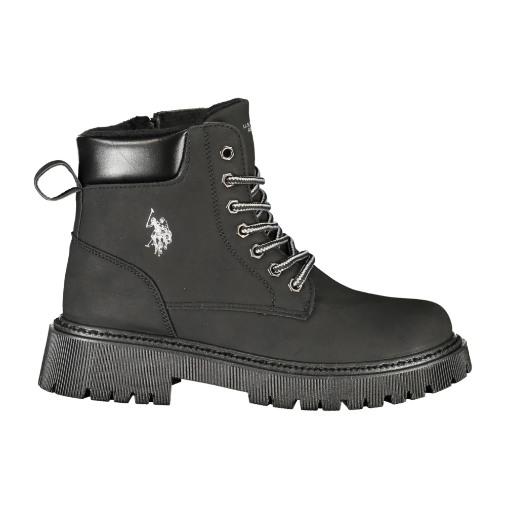 U.s. Polo Assn. , Lace-Up Boots, Female, Black, 5 Uk, Shoes