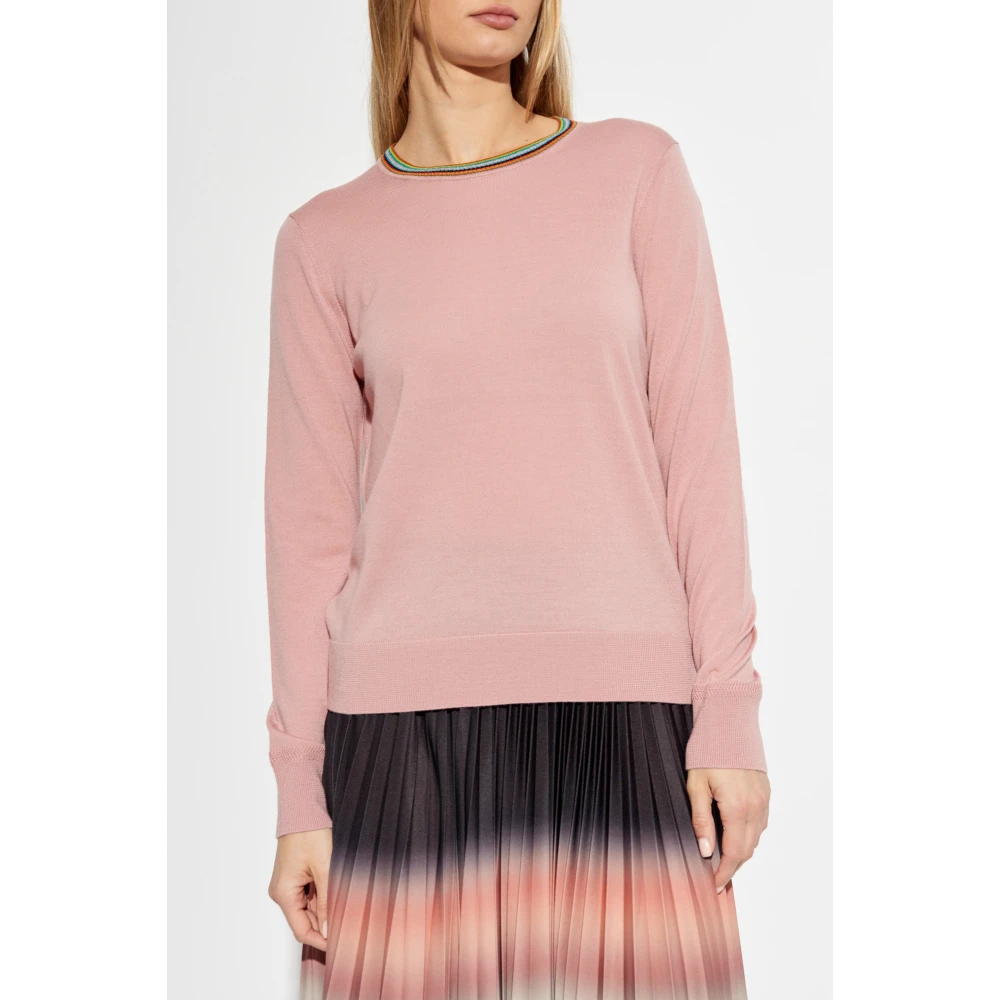 Paul Smith Wollen trui Pink Dames