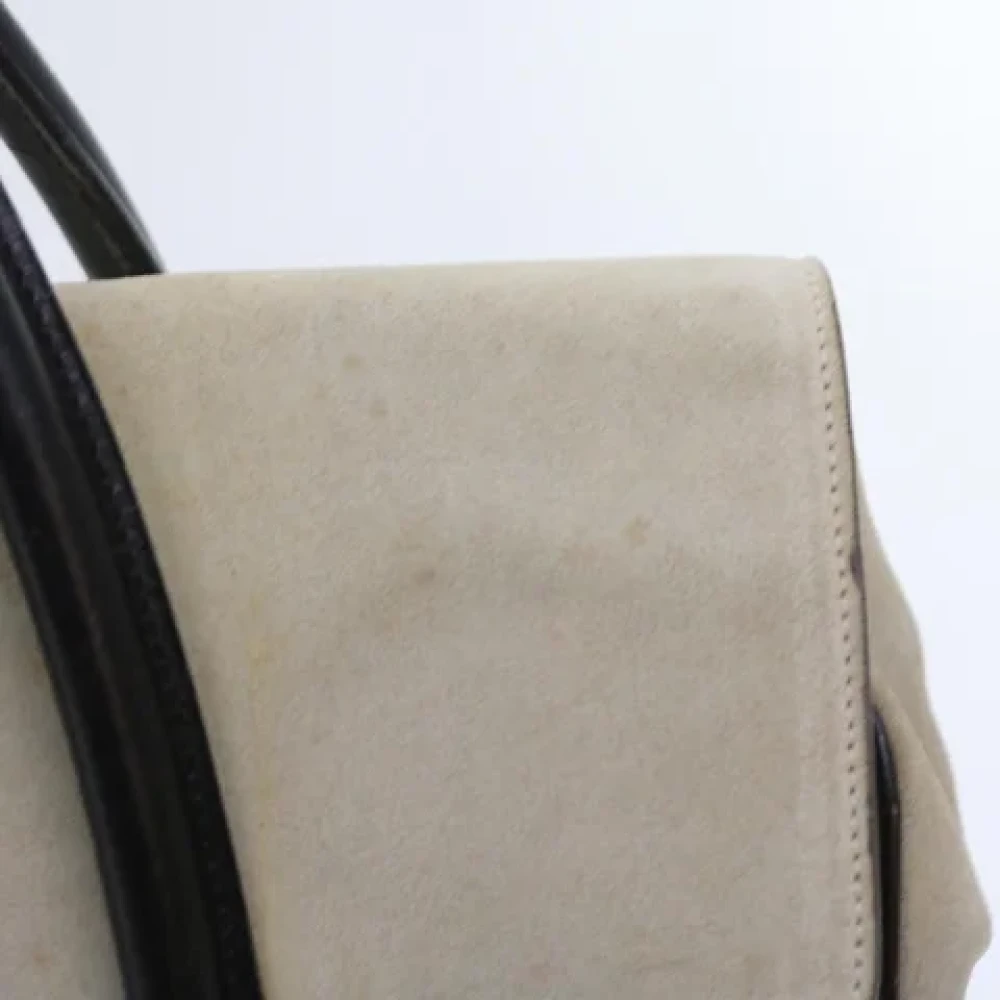 Gucci Vintage Pre-owned Suede handbags White Dames