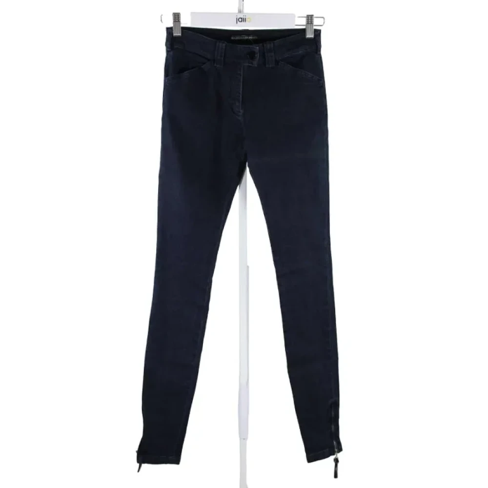 Balenciaga Vintage Pre-owned Cotton jeans Blue Dames