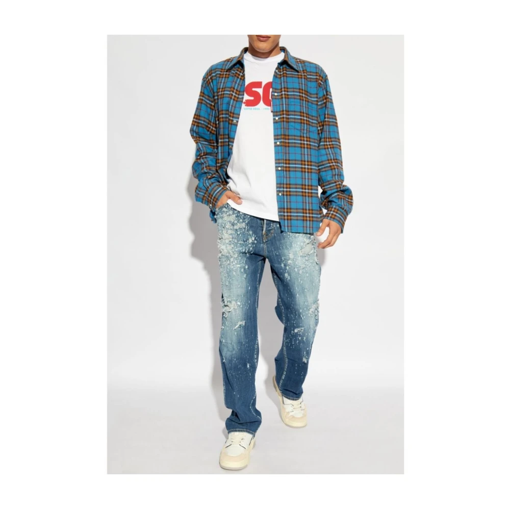 Dsquared2 Witte T-Shirt S71Gd1455-D20020 White Heren