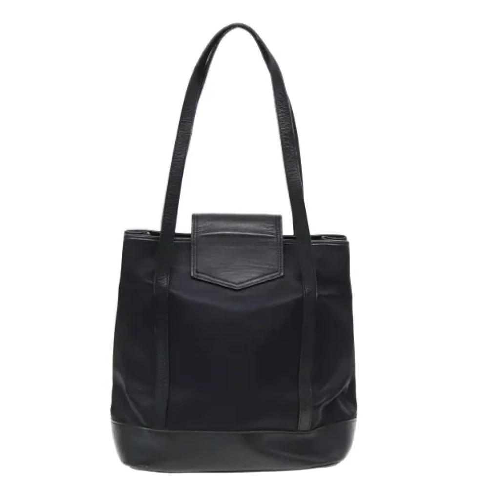 Yves Saint Laurent Vintage Pre-owned Fabric shoulder-bags Black Dames