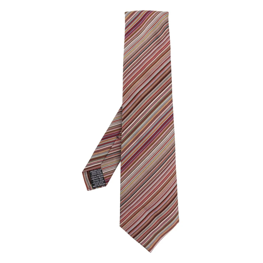 PS By Paul Smith Nieuwe Gestreepte Heren Stropdas Multicolor Heren