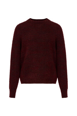 pull-bordeaux-a-cotes-col-rond