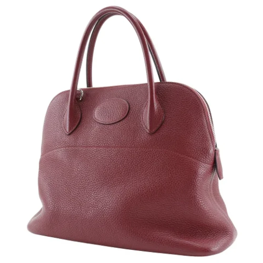Hermès Vintage Pre-owned Leather handbags Red Dames