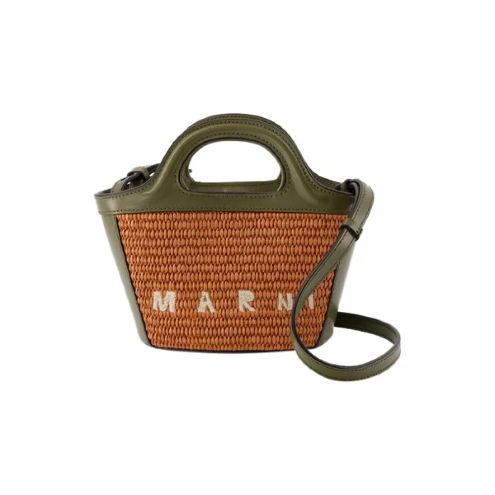 Marni Pre-owned Cotton handbags Brown Dames