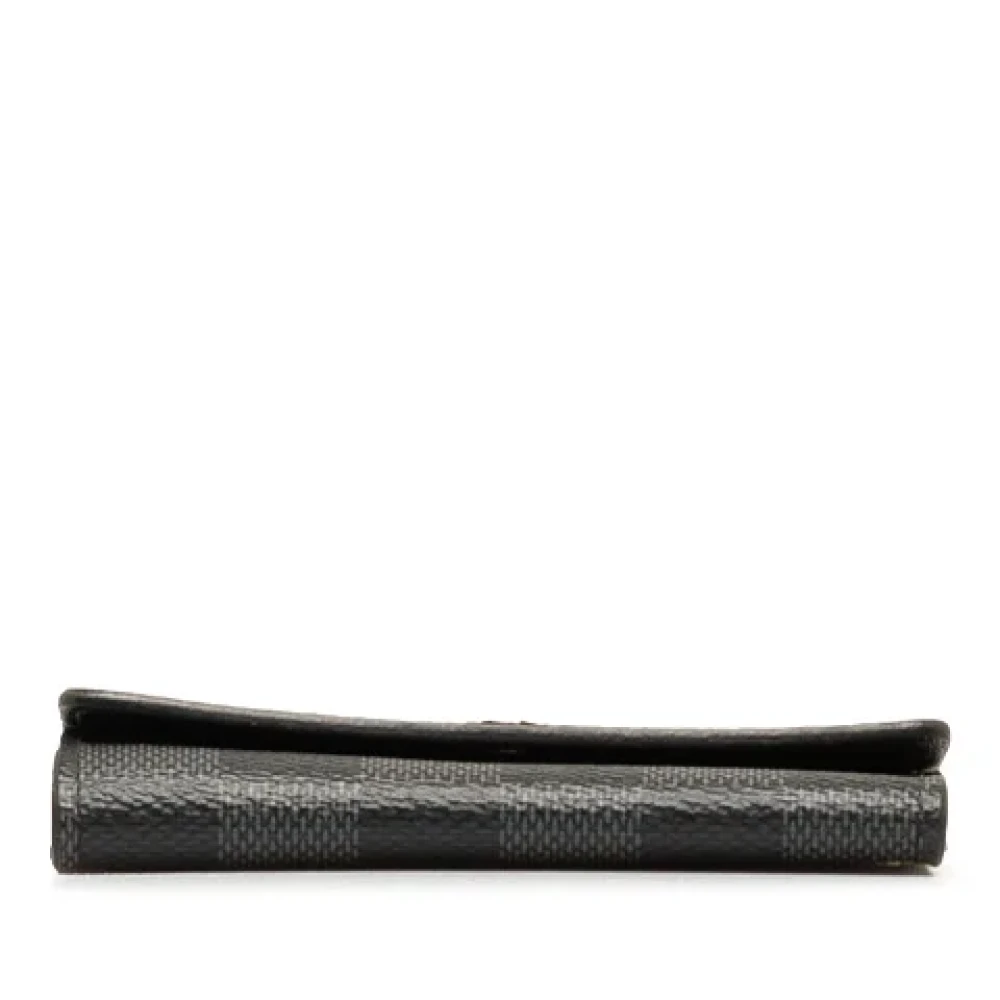 Louis Vuitton Vintage Pre-owned Canvas key-holders Black Dames