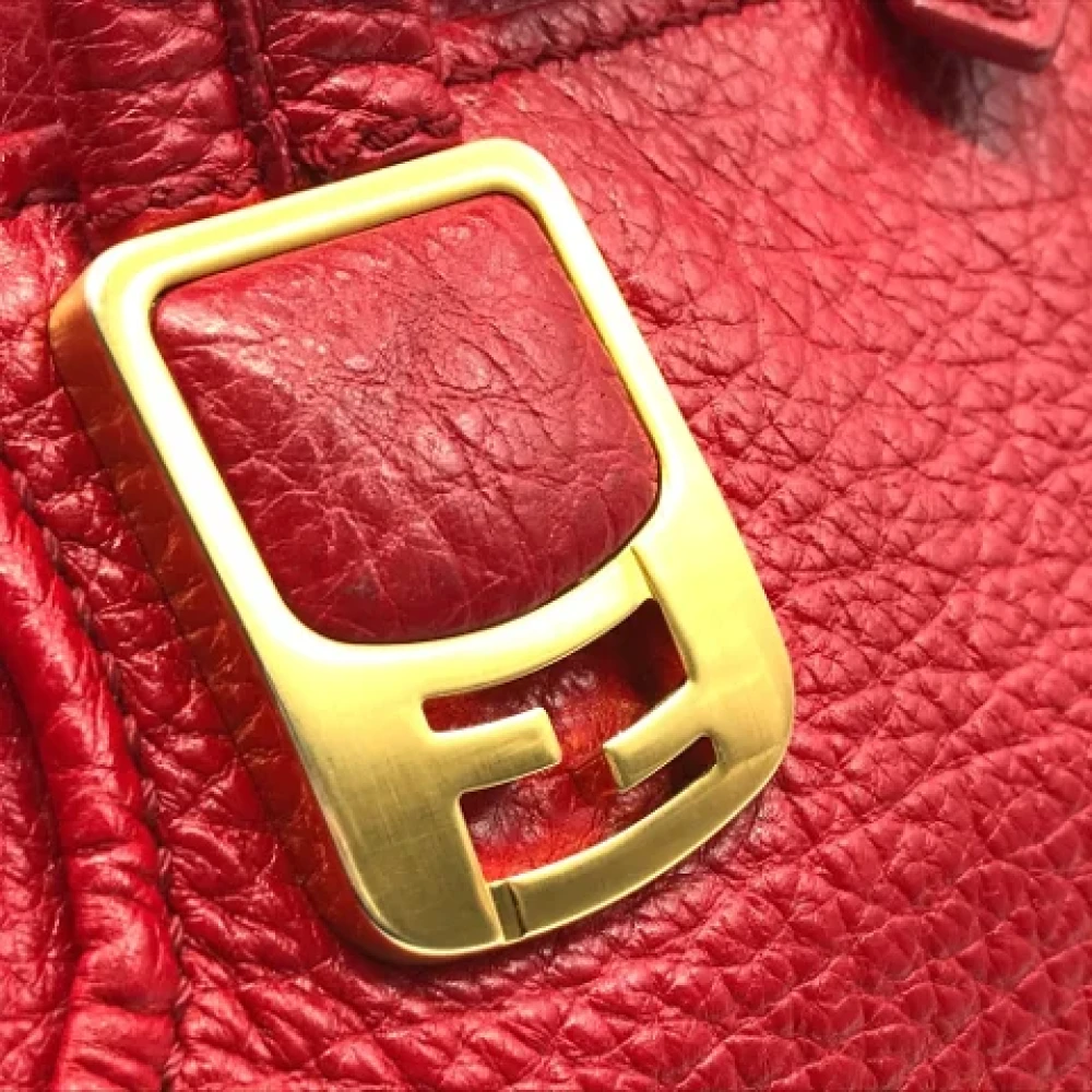 Fendi Vintage Pre-owned Leather fendi-bags Red Dames