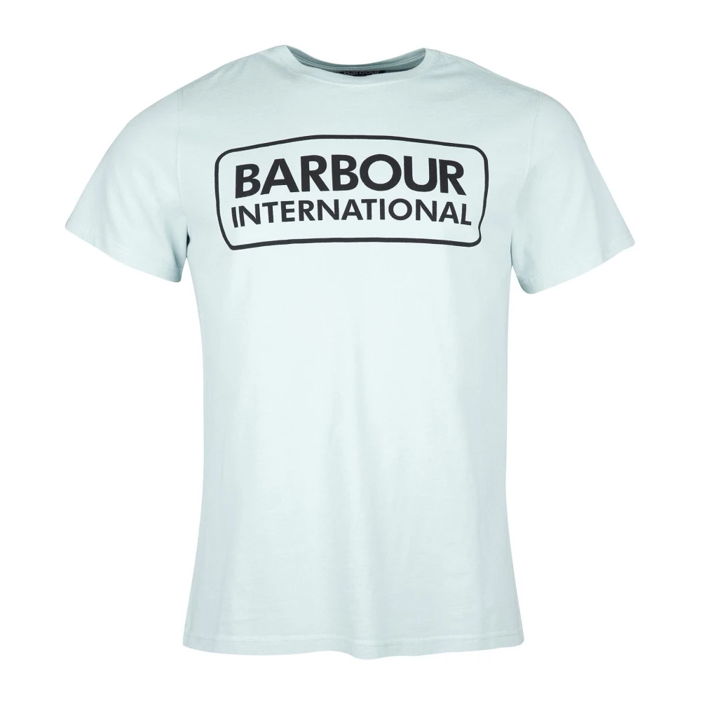 Barbour Moderne Logo T-shirt Blue Heren