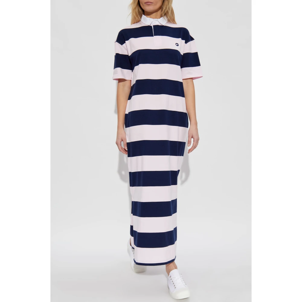Coperni Gestreepte patroon jurk Pink Dames