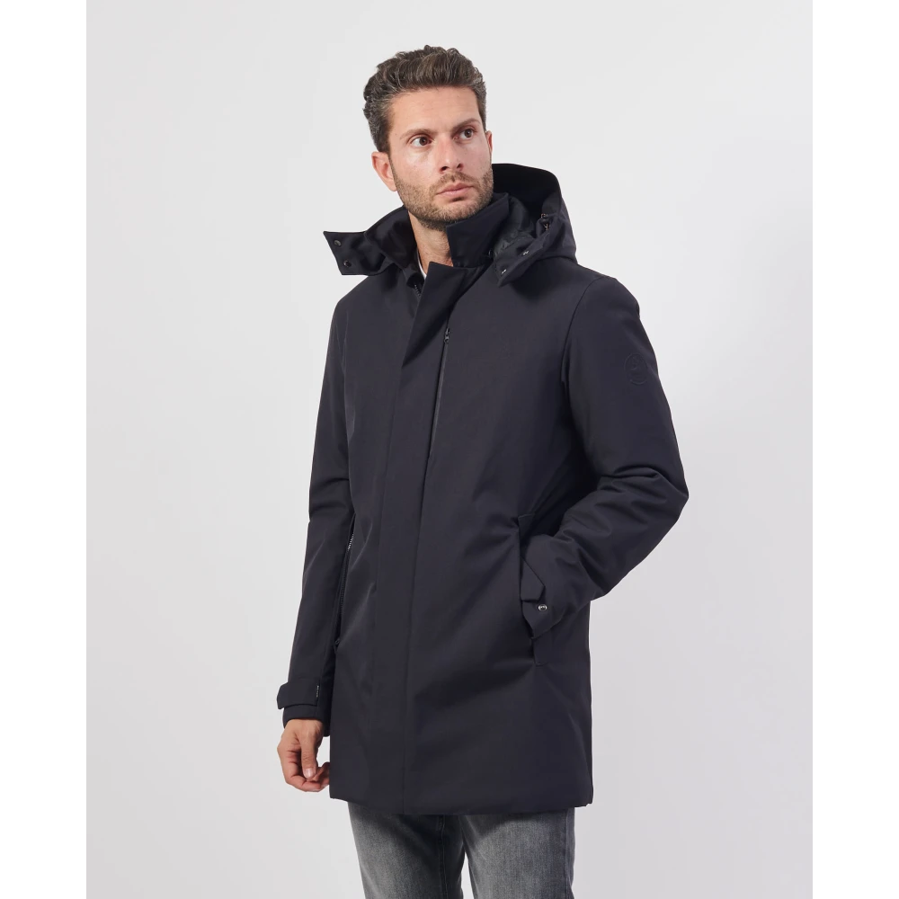 Save The Duck Blauwe Puffer Jas Blue Heren