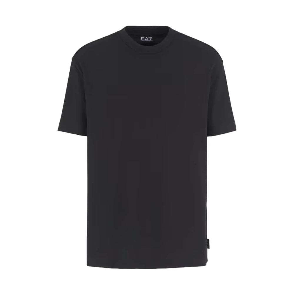 Emporio Armani EA7 Korte Mouw Logo Print T-shirt Black Heren