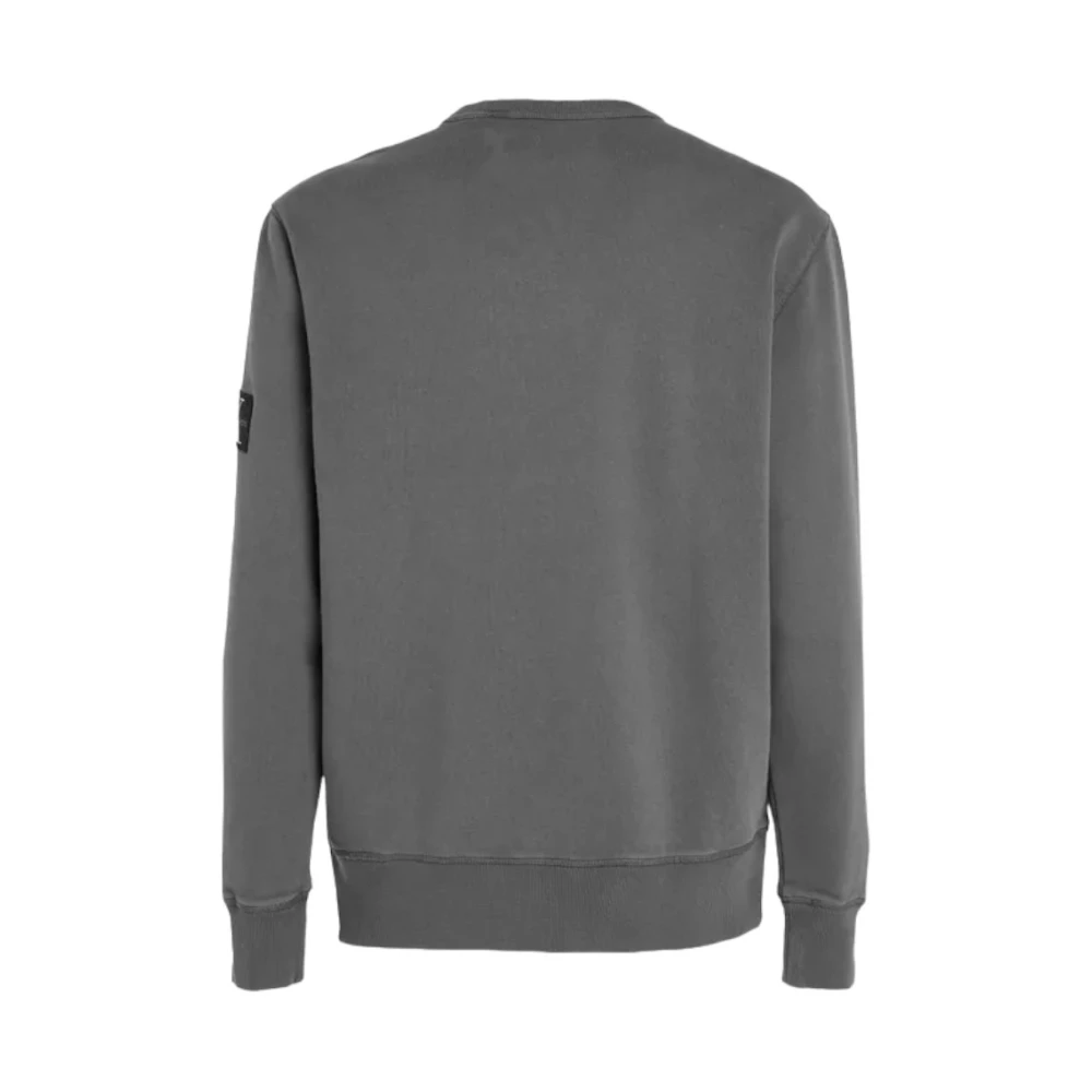 Calvin Klein Stijlvolle Sweatshirt voor Mannen Gray Heren