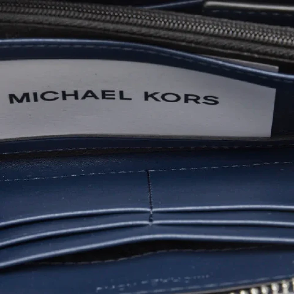 Michael Kors Pre-owned Canvas wallets Blue Dames