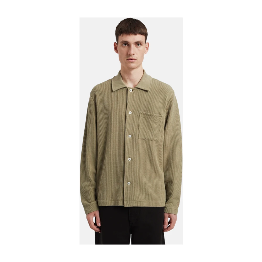 Norse Projects Jorn Khaki Overshirt Green Heren
