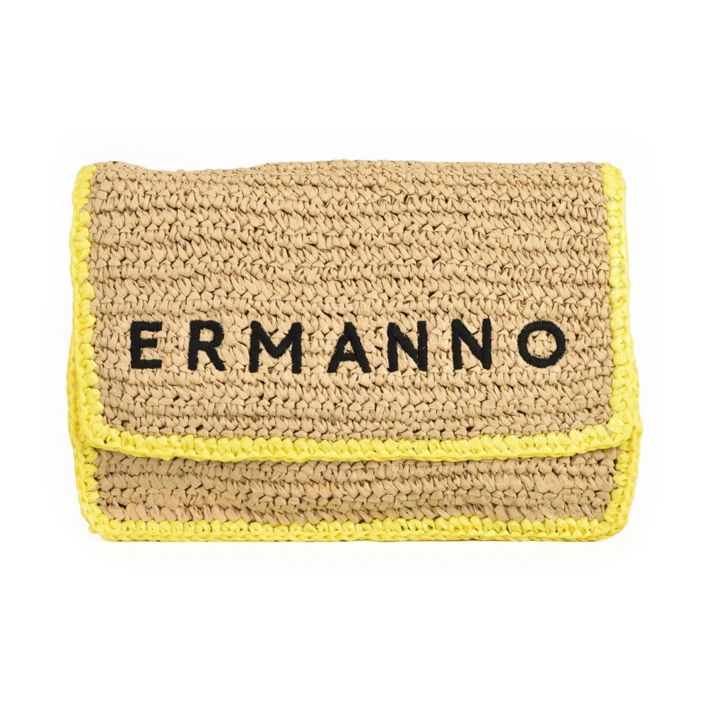 Ermanno Scervino Flap Romina Schoudertas Beige Dames