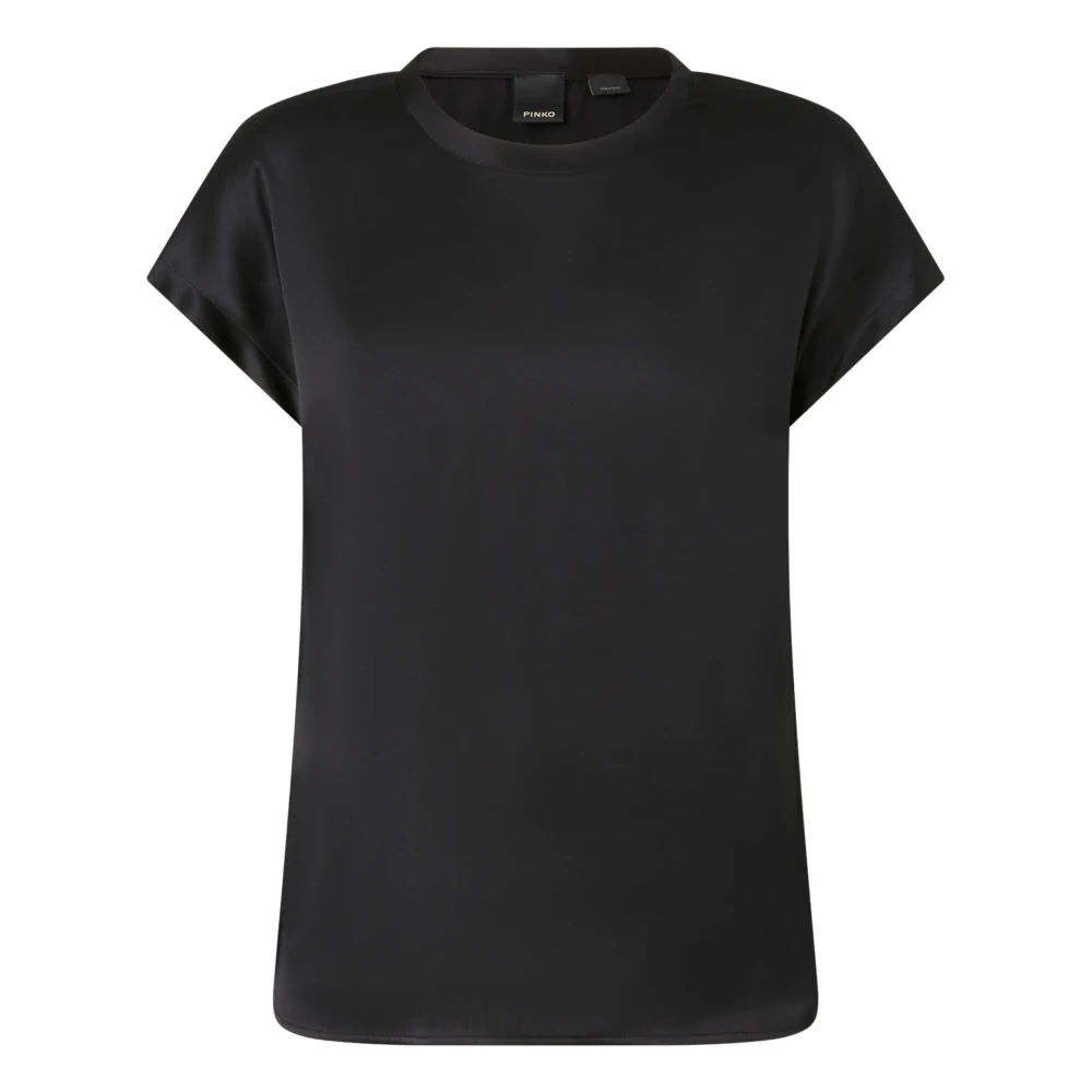 pinko Zwarte Top D Farida MM Raso Black Dames