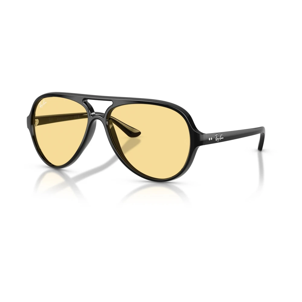 Ray-Ban Cats 5000 RB4125, Black Sunglasses Yellow lenses, Mojo Glasses - Image 4