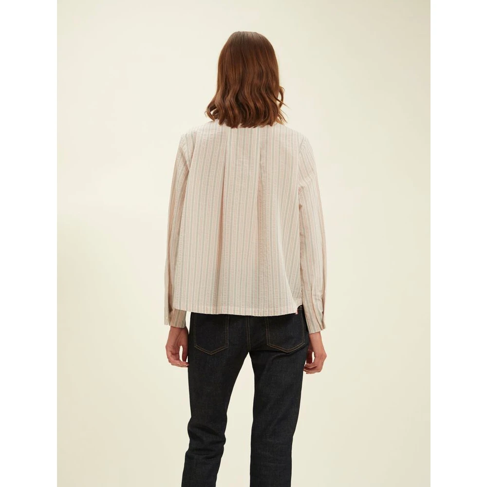 Ines De La Fressange Paris Gestreepte Katoenen Blouse Multicolor Dames