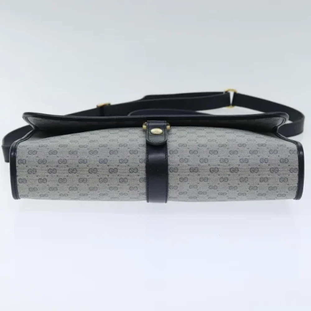 Gucci Vintage Pre-owned Canvas gucci-bags Blue Dames