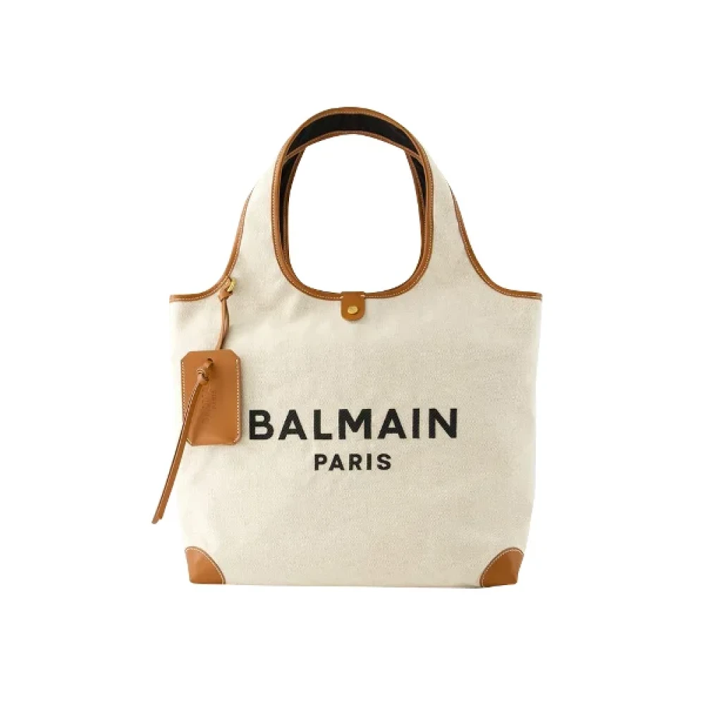Balmain Canvas handbags Beige Dames