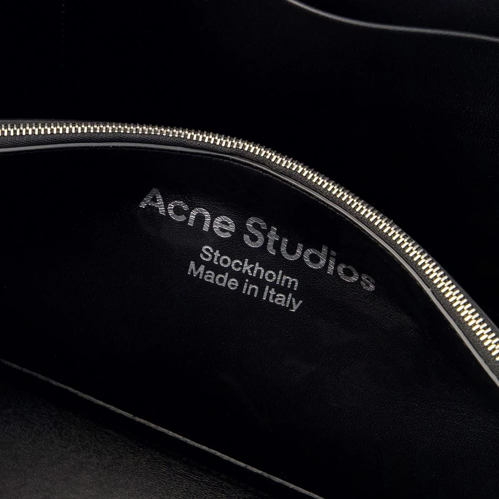 Acne Studios Blauwe Leren Schoudertas met Ketting Blue Heren