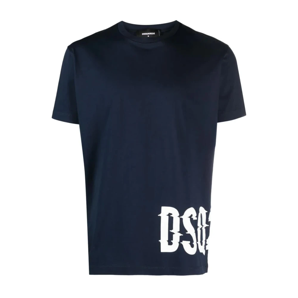 Dsquared2 Cool Fit Tee Blue Heren