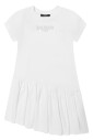 white-ruffle-dress-with-rhinestone-logo