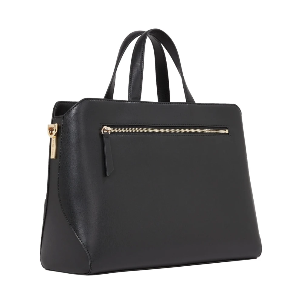 Tommy Hilfiger Zwarte Heritage Workbag Laptoptas Black Dames