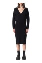 robe-midi-en-maille-a-col-v
