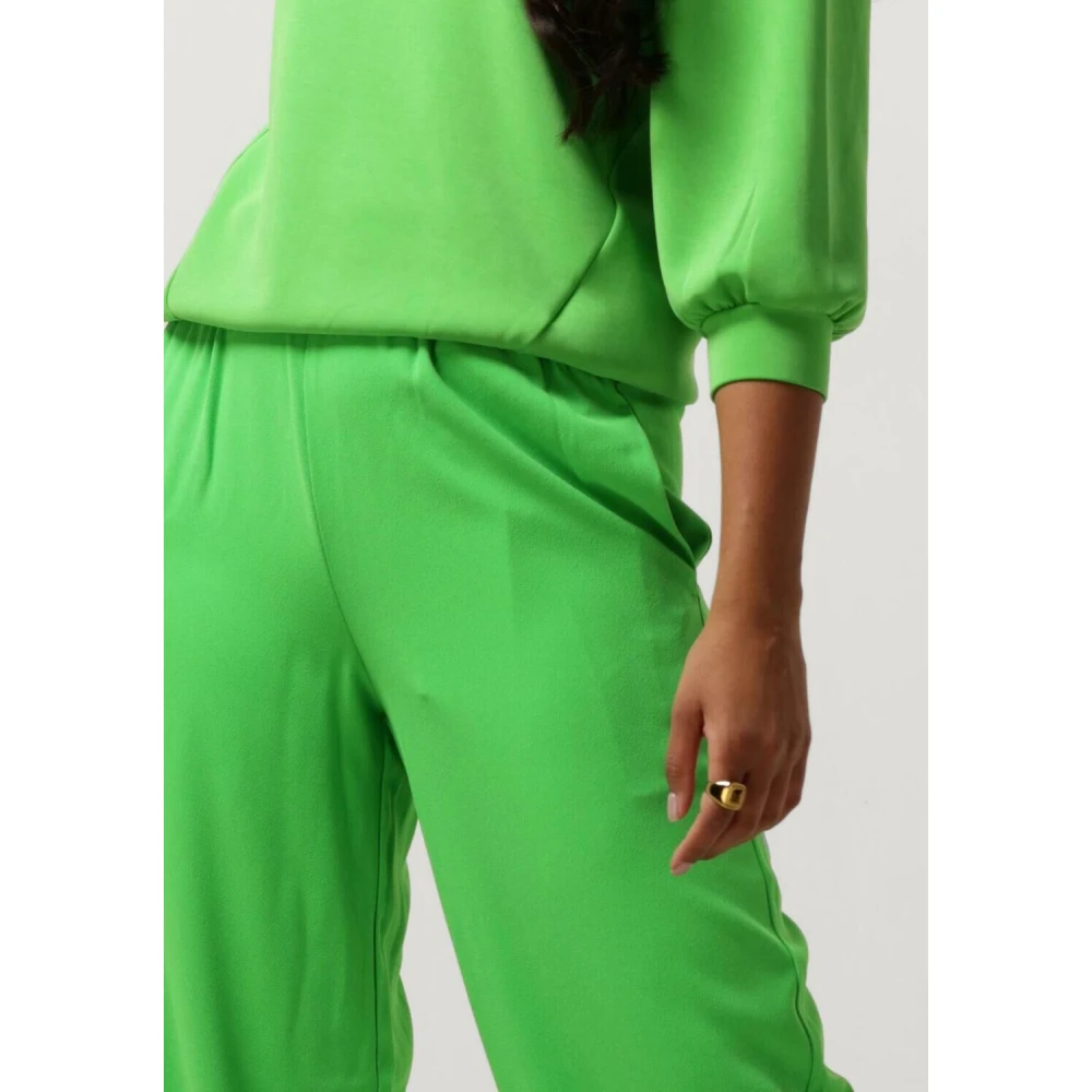 Selected Femme Groene Wijde Broek Green Dames
