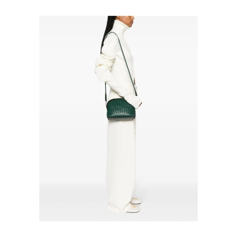 Dragon Diffusion Chunky Fellini Handgeweven Crossbody Tas Green Dames