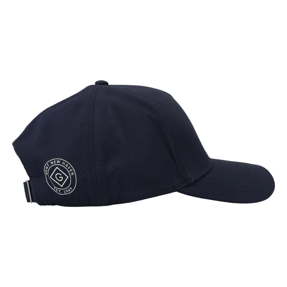 Gant Stijlvolle Blauwe Katoenen Baseballpet Blue Heren