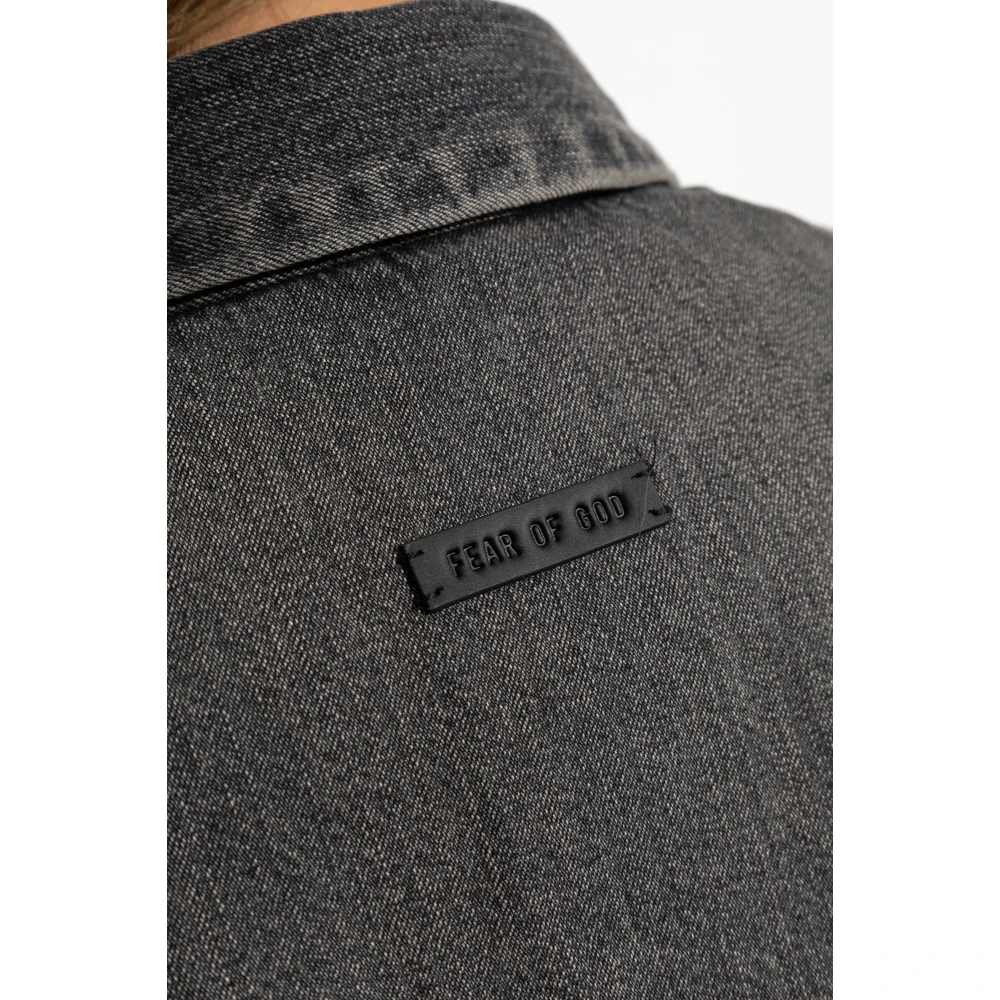 Fear Of God Denim overhemd Gray Dames