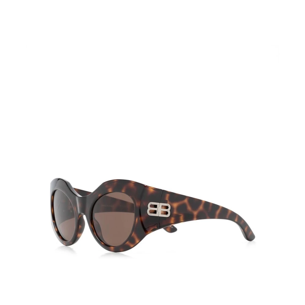 Balenciaga Bb0256S 002 Sunglasses Brun Dam