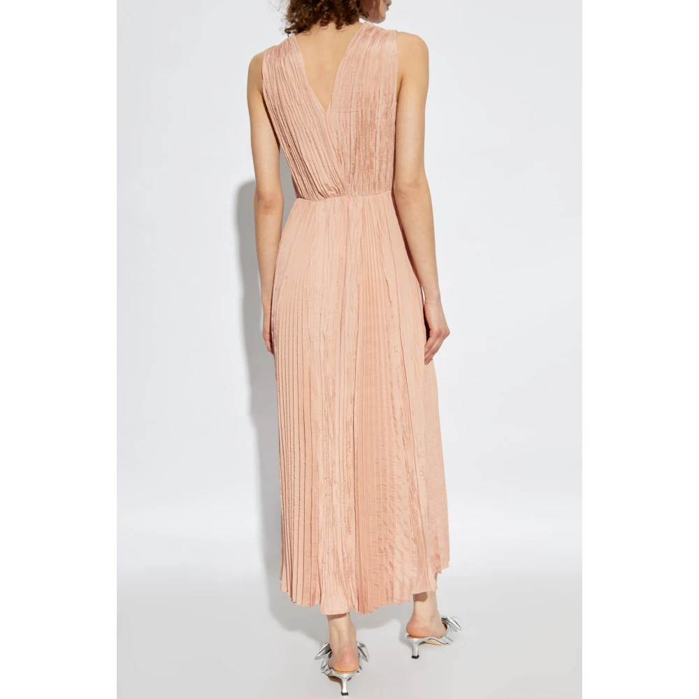 Forte Geplooide jurk Pink Dames