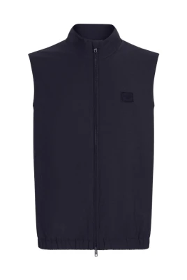 Midnight Blue Logo Plaque Vest