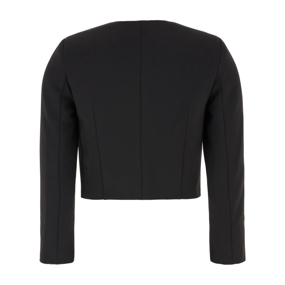 Elisabetta Franchi Stijlvolle Jassen & Vesten Collectie Black Dames