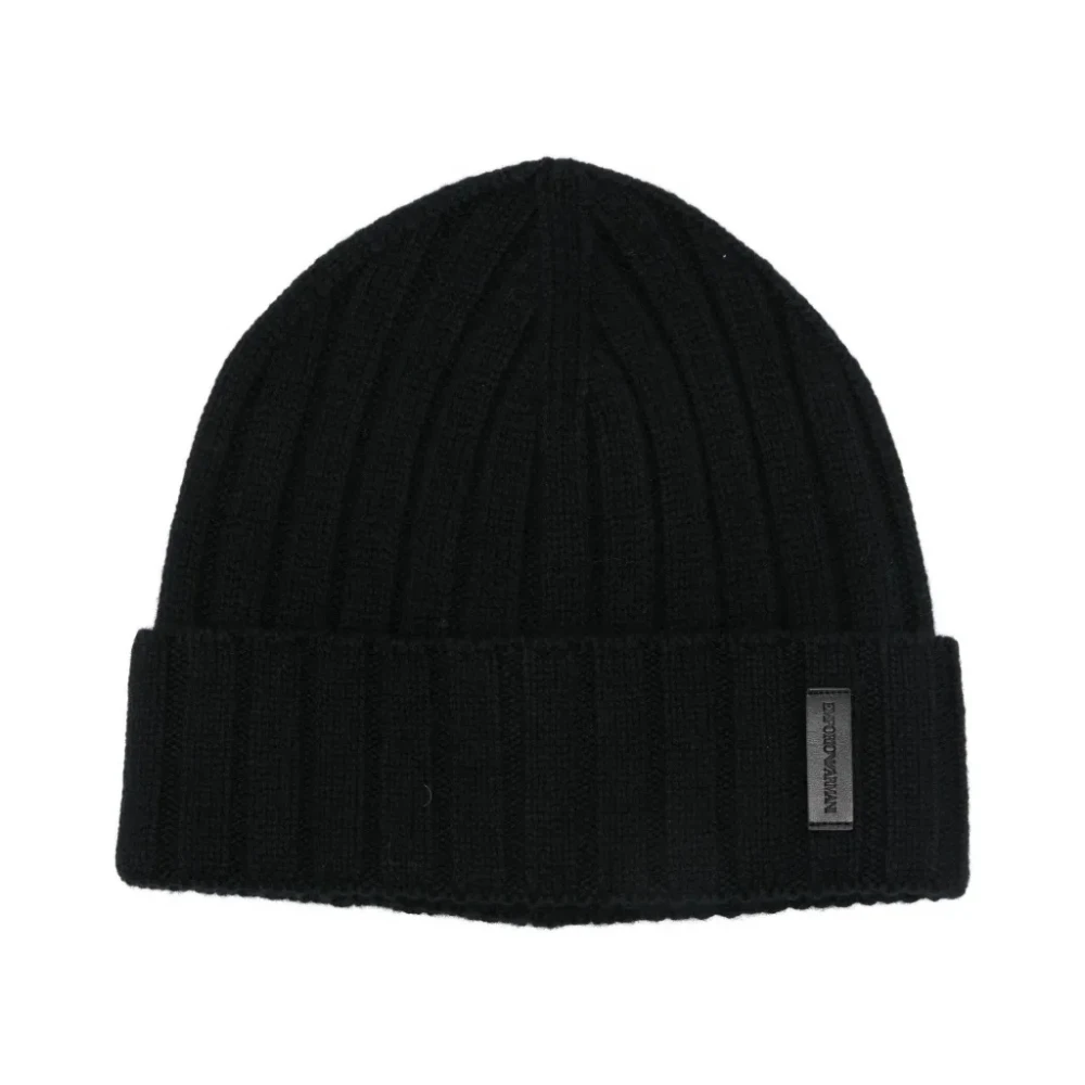 Emporio Armani Cappello Beanie - Male - Accessories - Black - M - Accessories