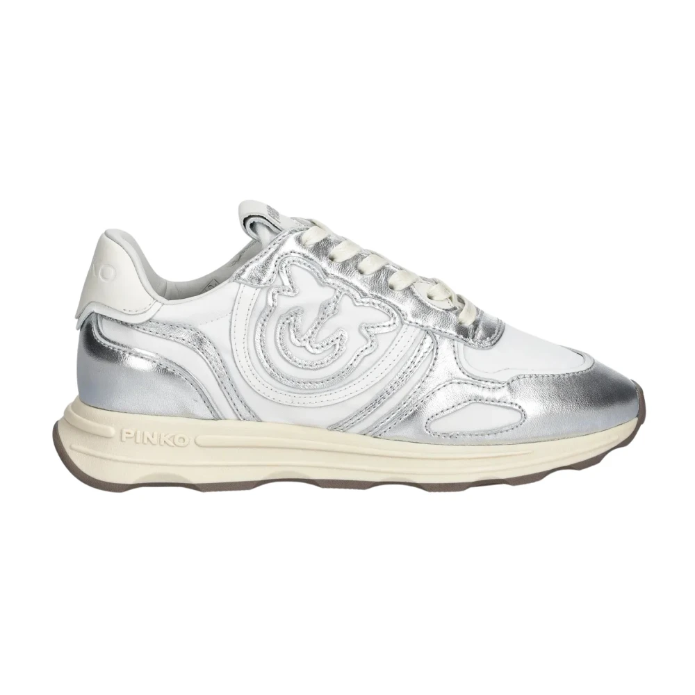 Pinko Damen Silberfarben Sneakers Zoe 01 Ss0087p085 - Bild 2